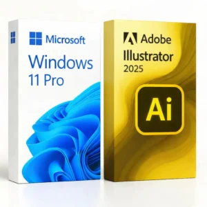Windows 11 Pro + Illustrator 2025 (para Windows)