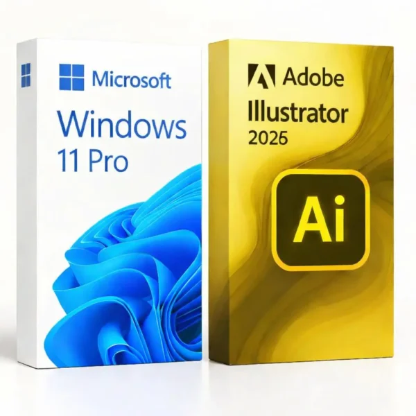 Windows 11 Pro + Illustrator 2026 (Para Windows)