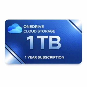 1 TB de almacenamiento en la nube OneDrive (suscripción de 1 año)